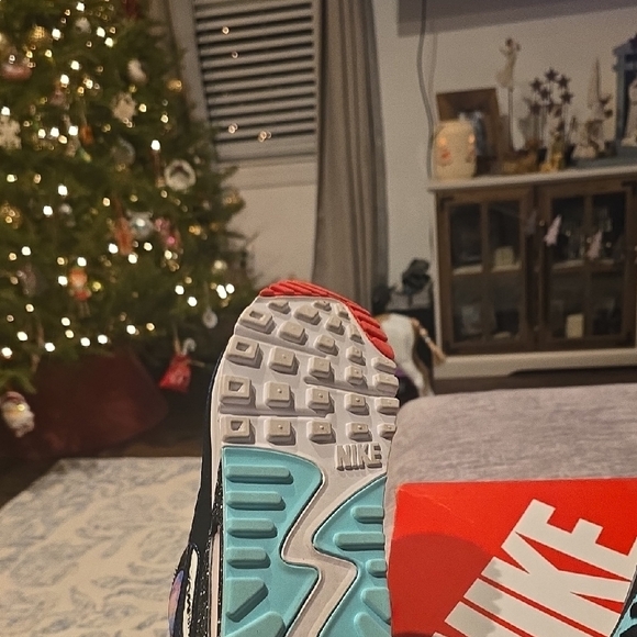 Nike Kids Galaxy Sneakers - Blue, Black, and Red - Picture 4 of 4